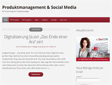 Tablet Screenshot of produktmanager-blog.de